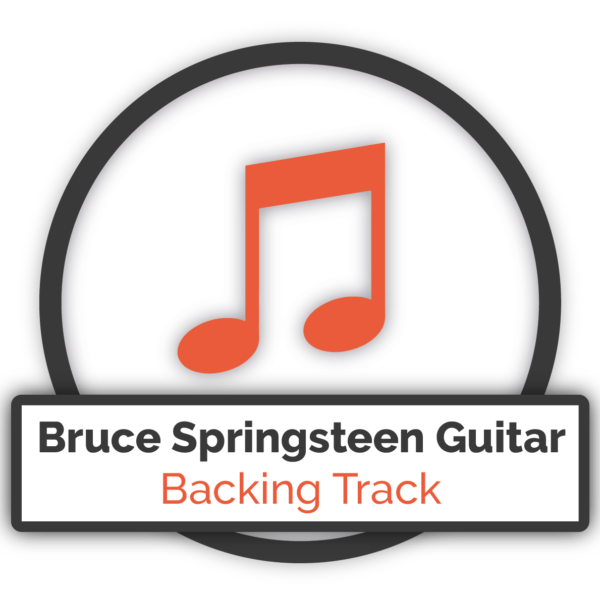 Bruce Springsteen Guitar Backing Track
