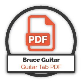 Bruce Springsteen Guitar Guitar Tab PDF